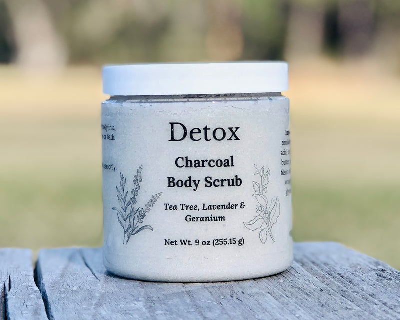 Detox- Charcoal & Tea Tree Body Scrub
